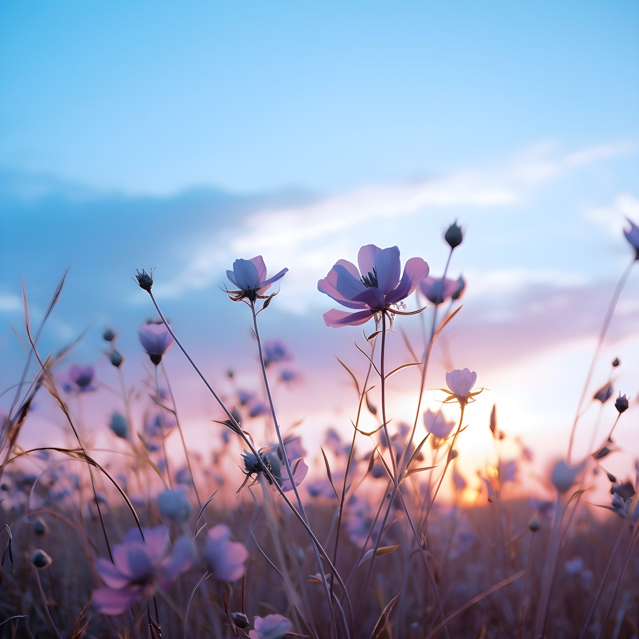 Campo de flores 4 de Kurt Heppke