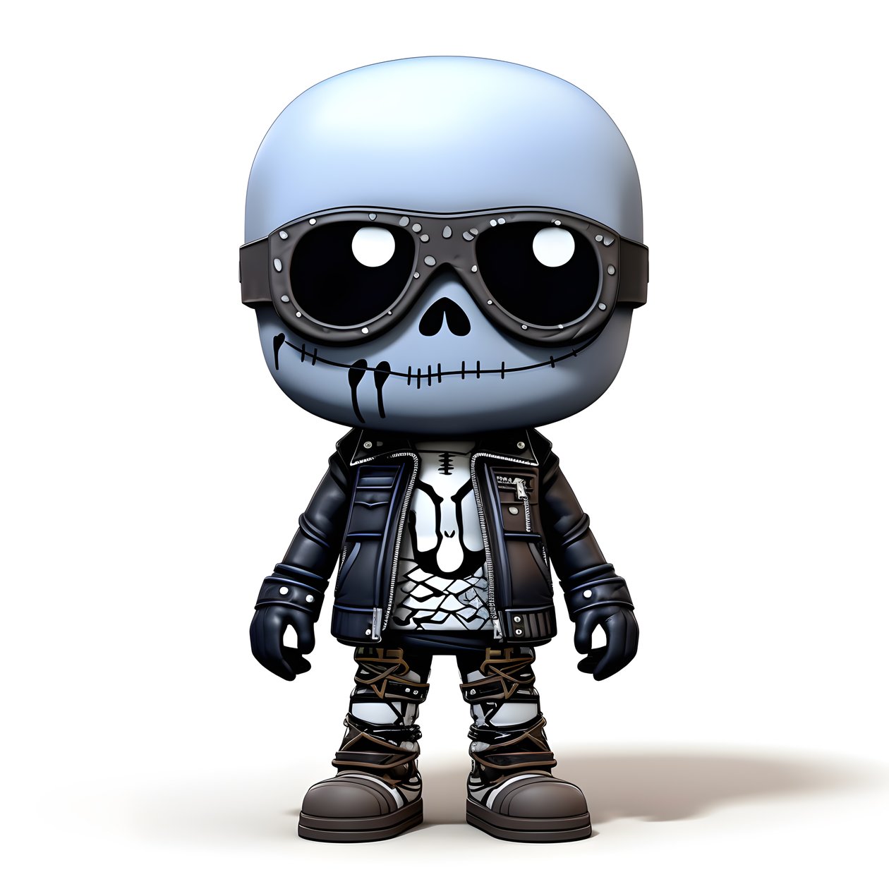 Chibi esqueleto diminuto 4 de Kurt Heppke