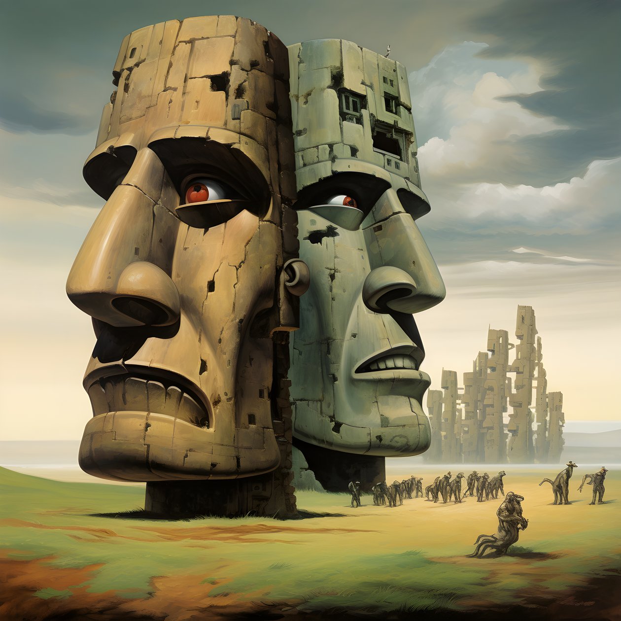 Moai 3 de la Isla de Pascua de Kurt Heppke