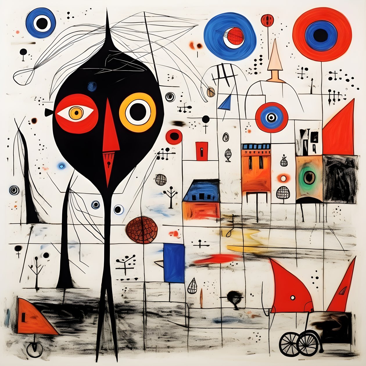 Ilustraciones surrealistas de Joan Miró. 2 de Kurt Heppke