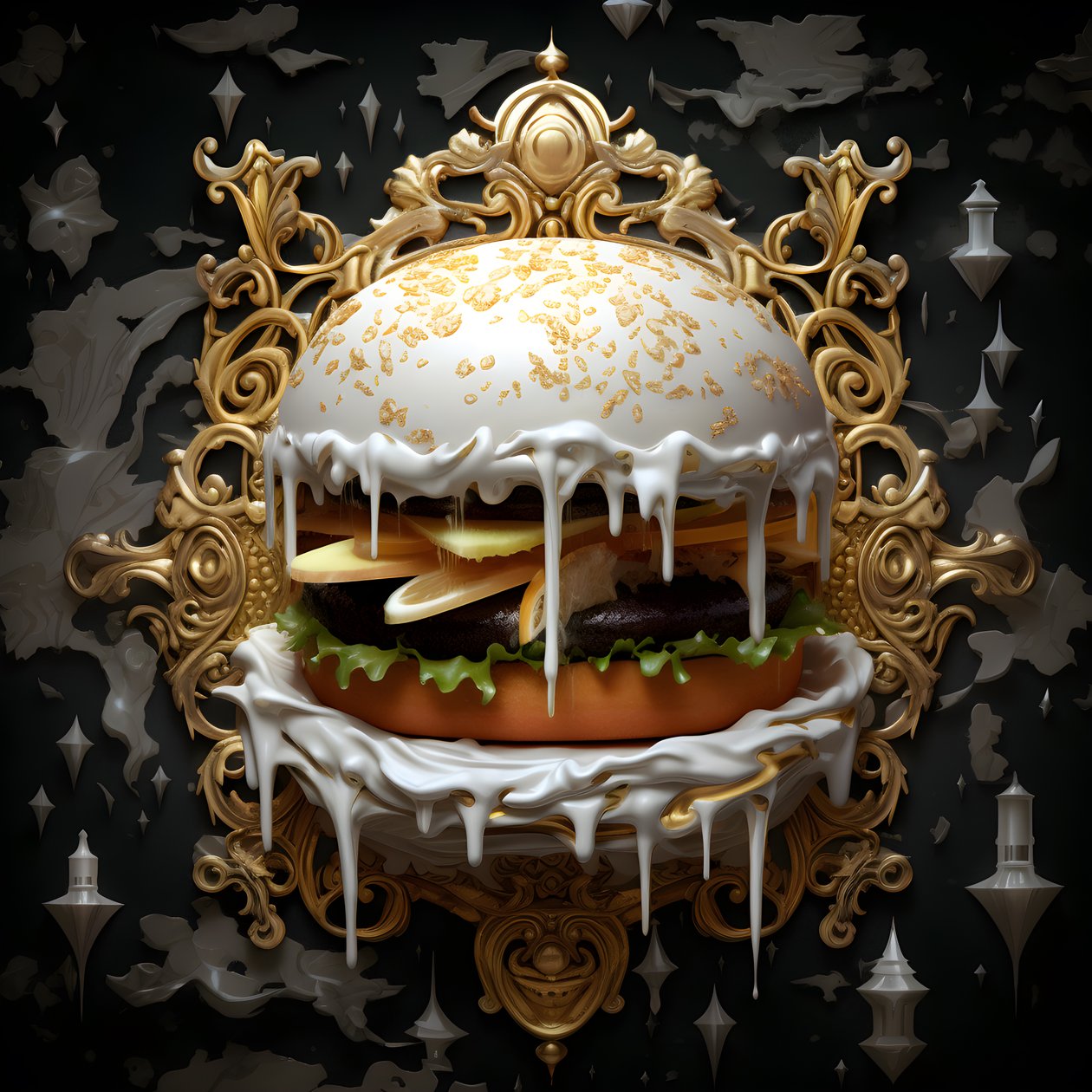 una hamburguesa de marmor blanco 4 de Kurt Heppke