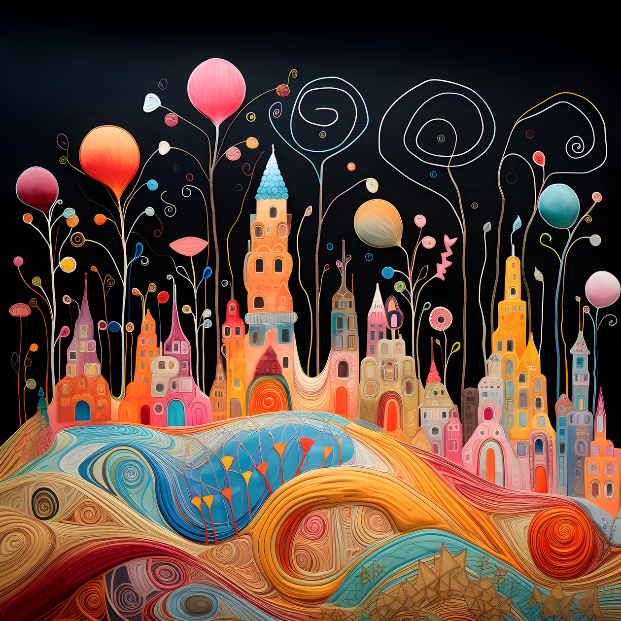 jardines de colores 4 de Kurt Heppke