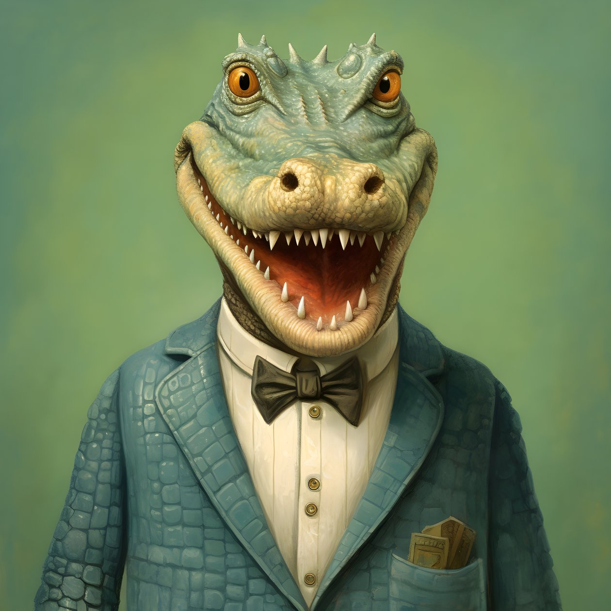 un cocodrilo de cómic 3 de Kurt Heppke