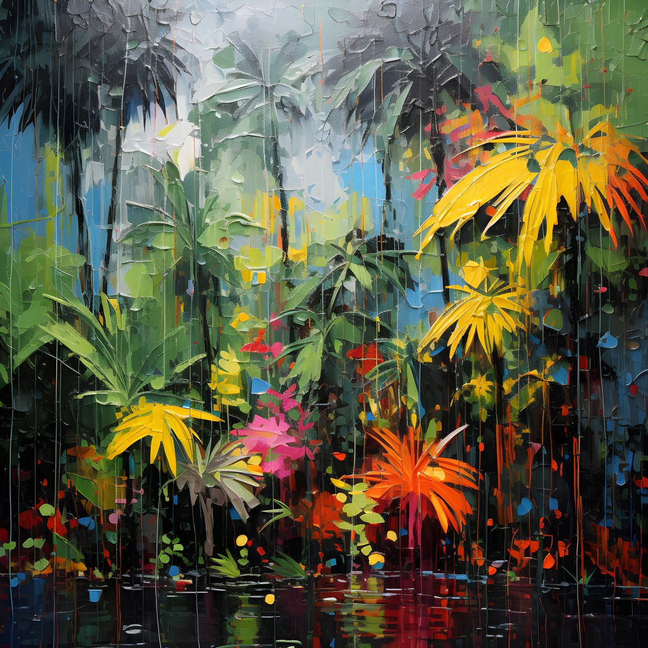 una selva lluviosa y colorida 4 de Kurt Heppke