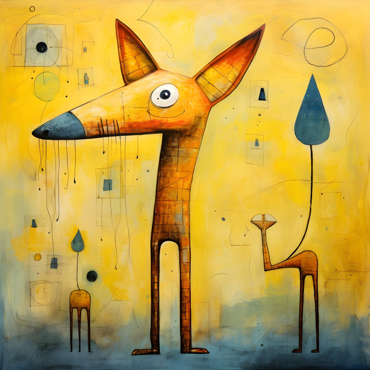 perro amarillo 2 de Kurt Heppke