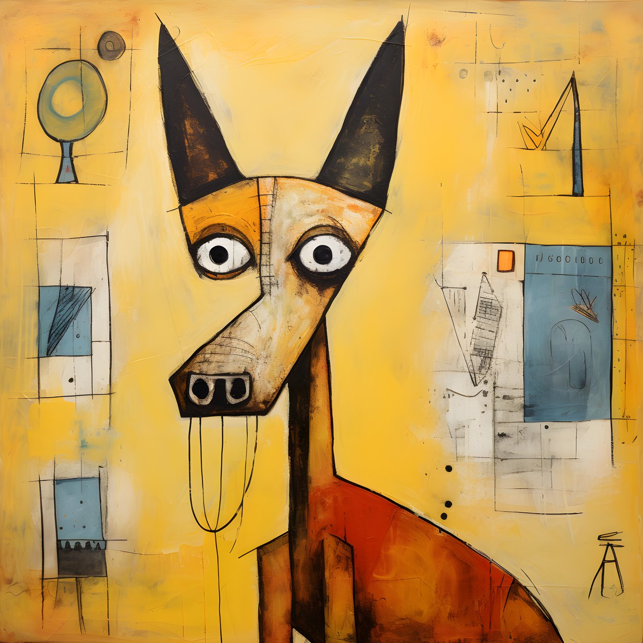 perro amarillo 3 de Kurt Heppke