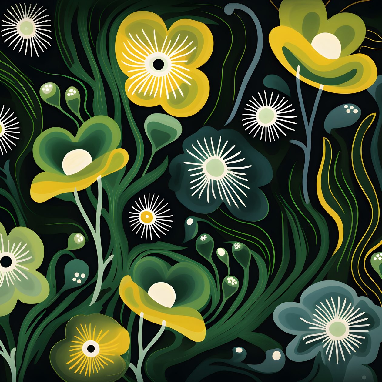 formas abstractas contemporáneas Marimekko 1 de Kurt Heppke