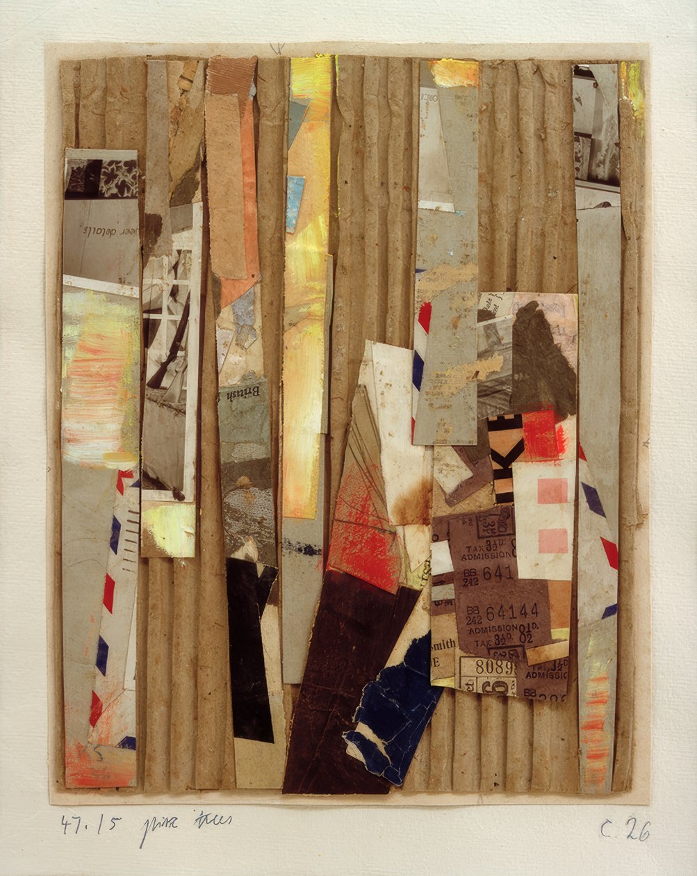 47. 15 pinos c 26 de Kurt Schwitters