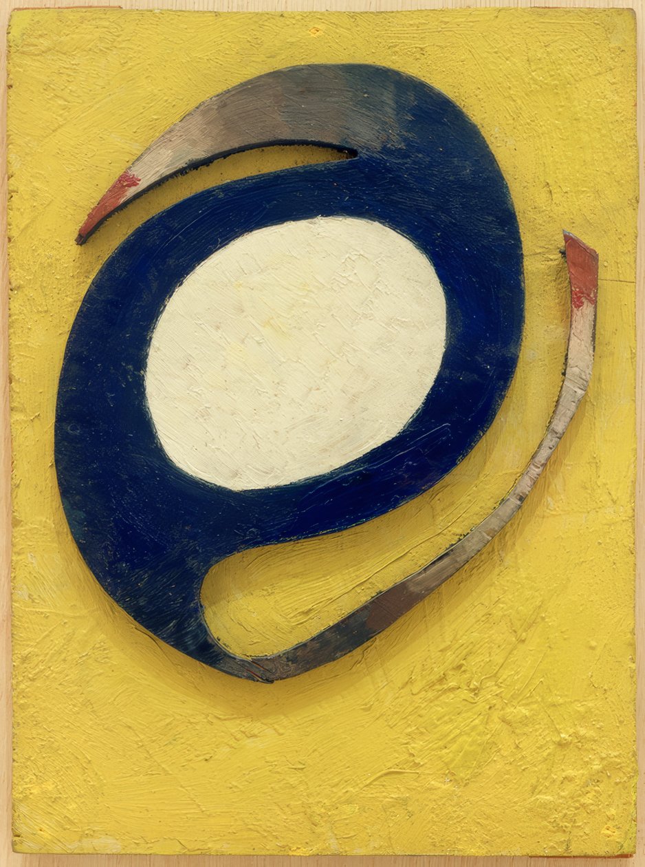 Párrafo azul de Kurt Schwitters