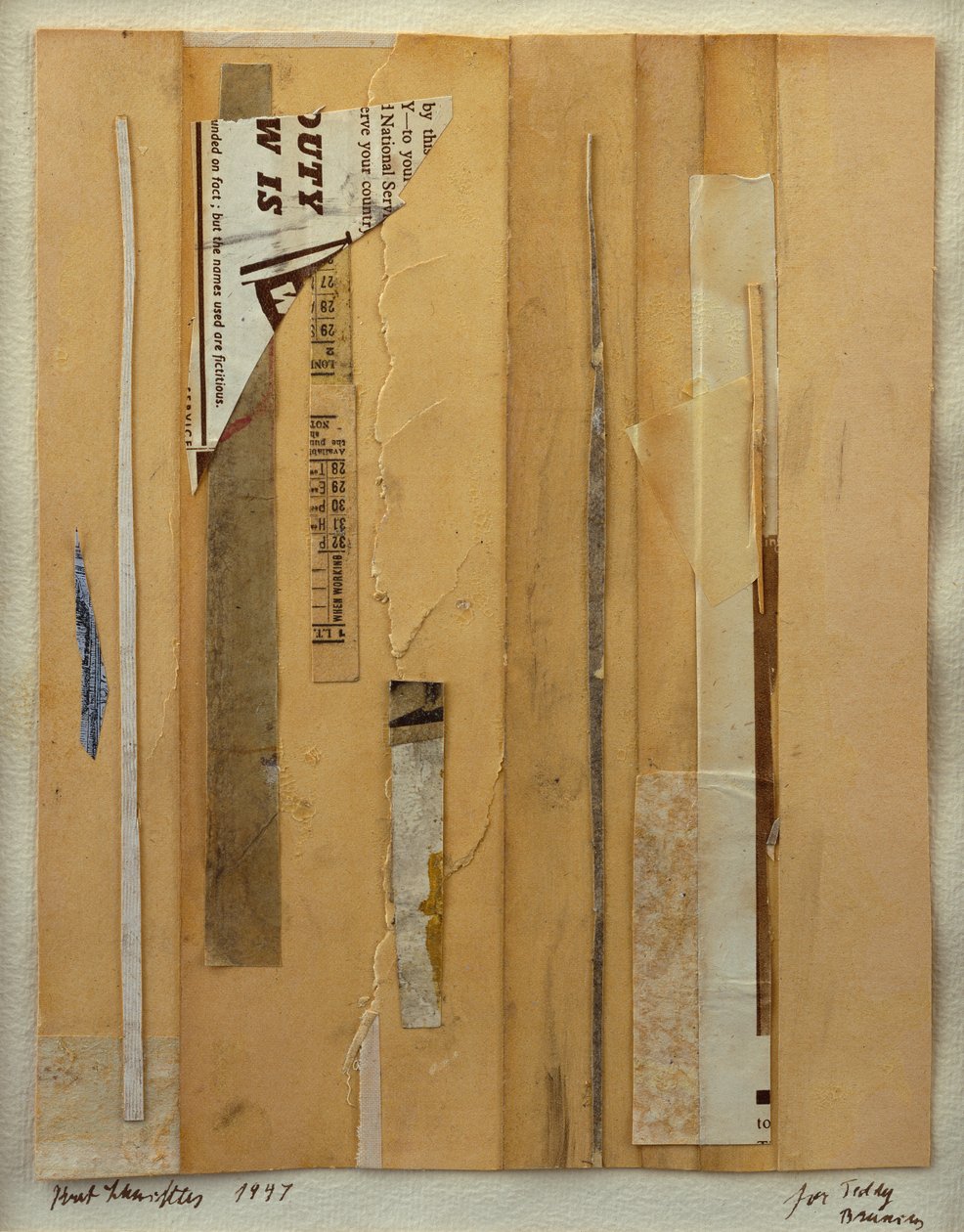Collage de Kurt Schwitters