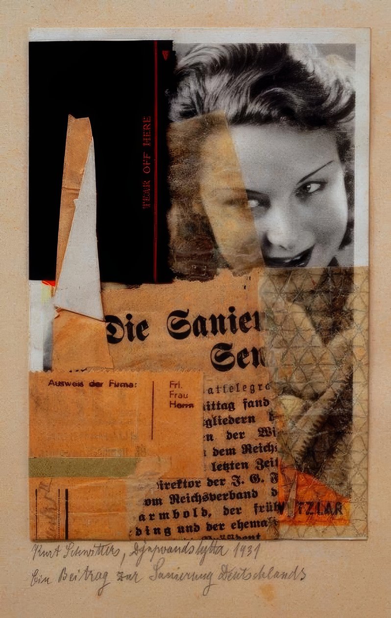 Una contribución a la rehabilitación de Alemania de Kurt Schwitters