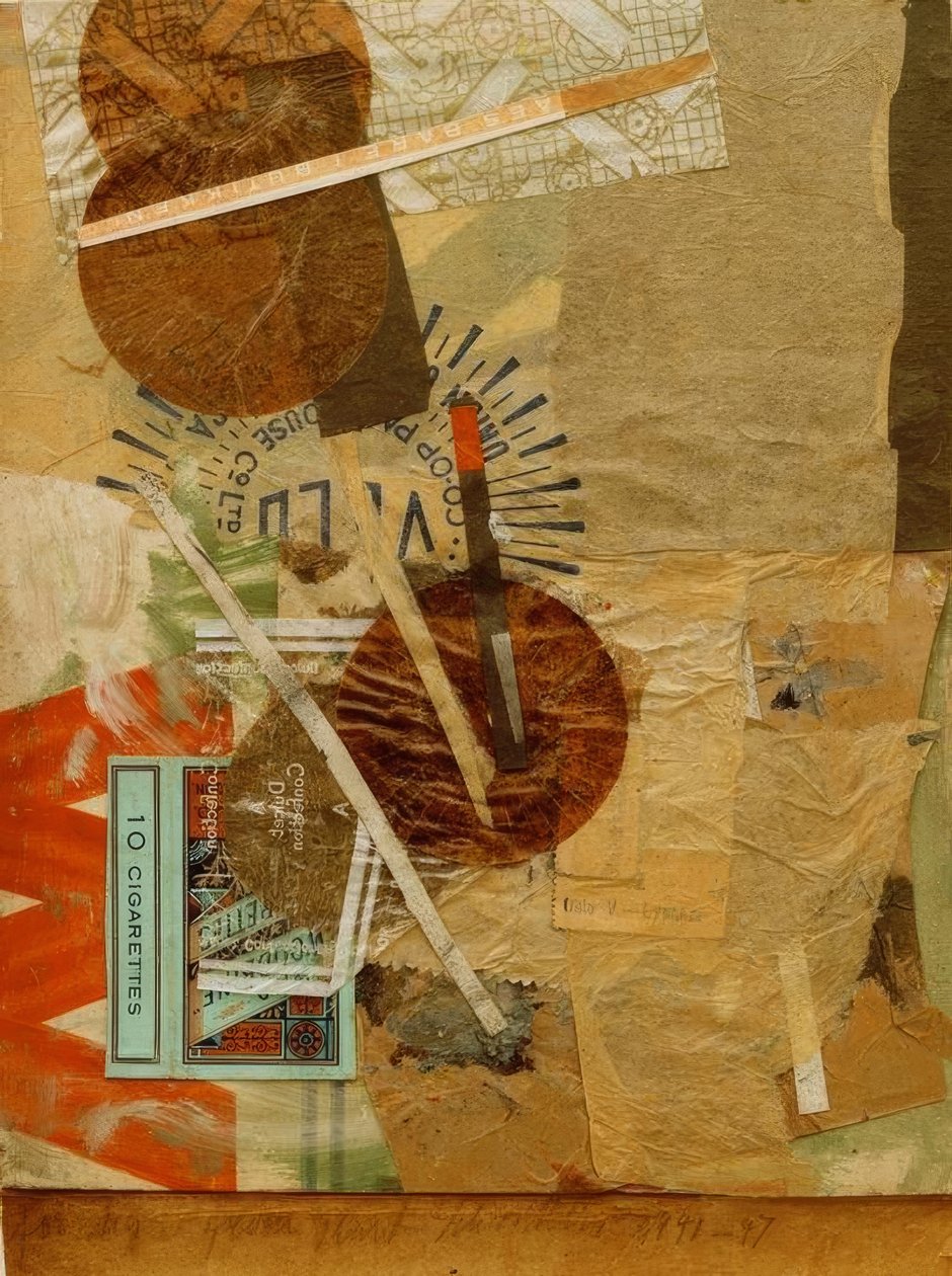 Para Higu (dibujo Merz) de Kurt Schwitters