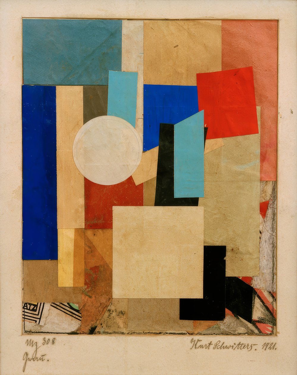 MZ 308 gris de Kurt Schwitters