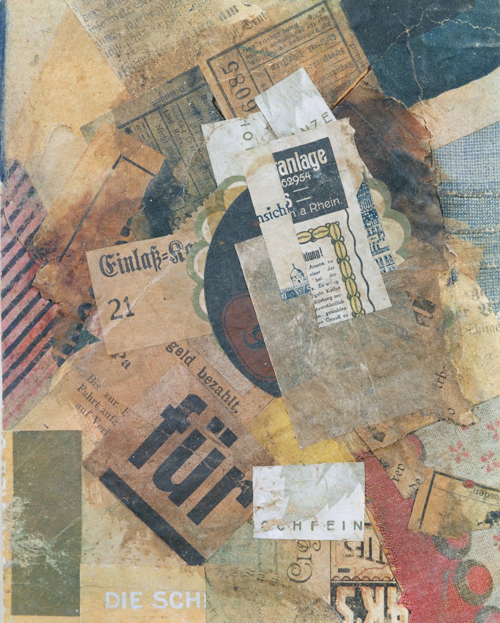 Merz 94 Grunfleck de Kurt Schwitters