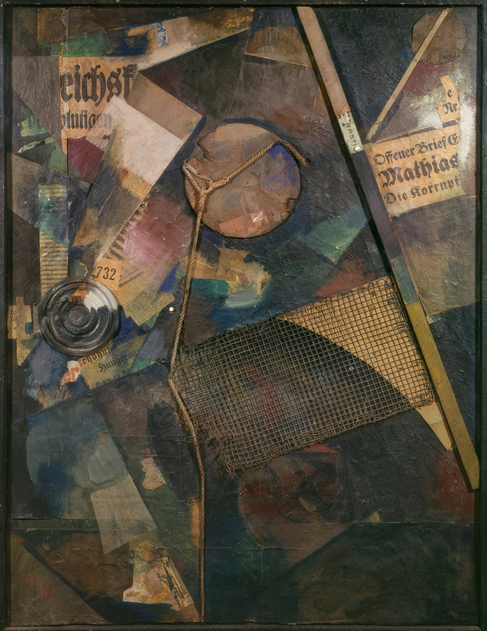 Merzbild 25 A. La constelación de Kurt Schwitters