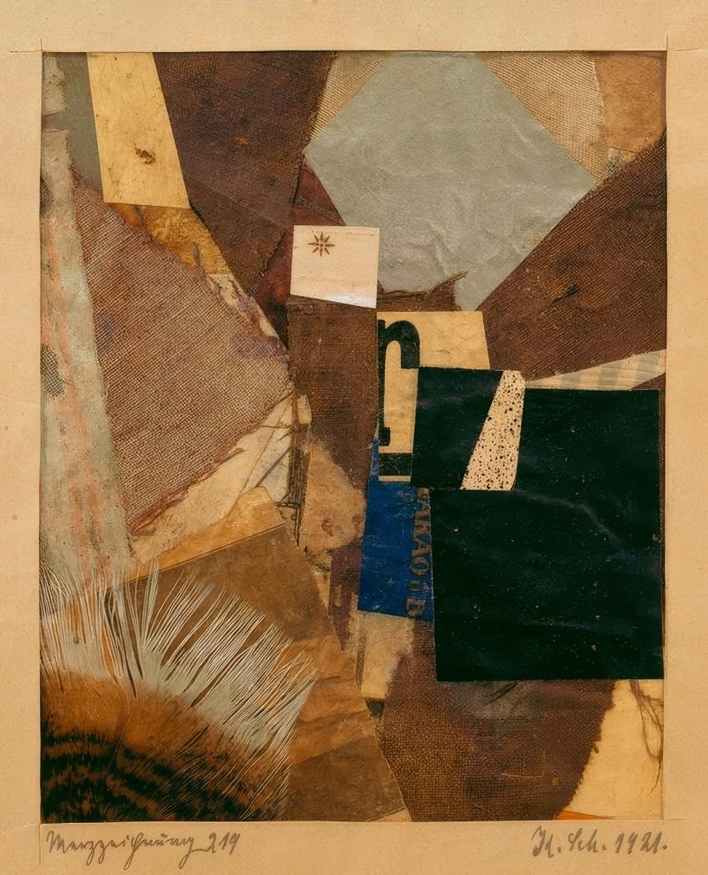 Merzzeichnung 219 de Kurt Schwitters