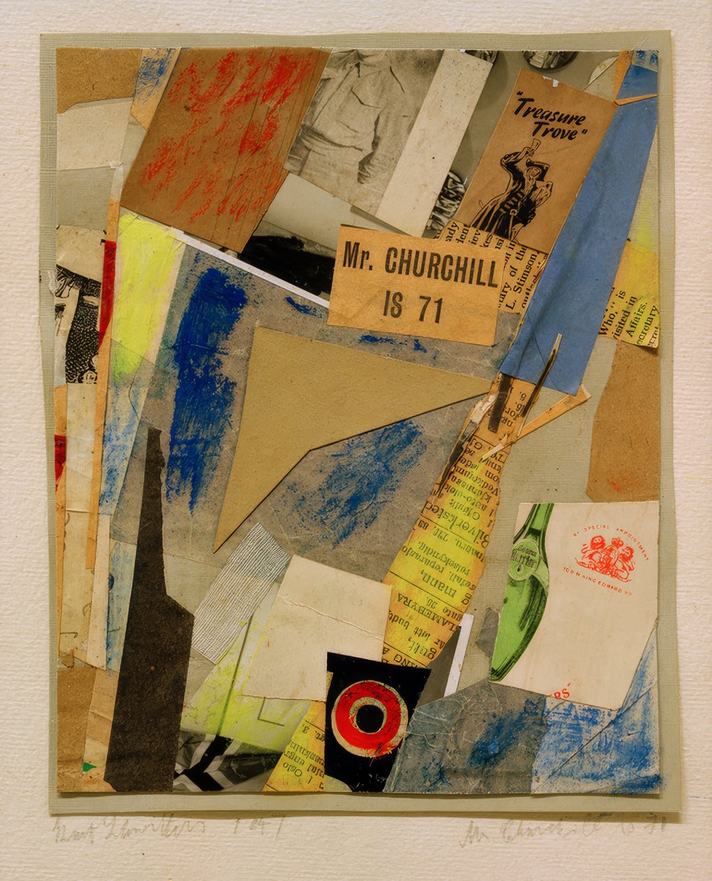 El Sr. Churchill tiene 71 años de Kurt Schwitters