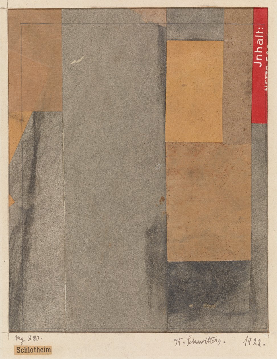 Mz 380. Schlotheim de Kurt Schwitters