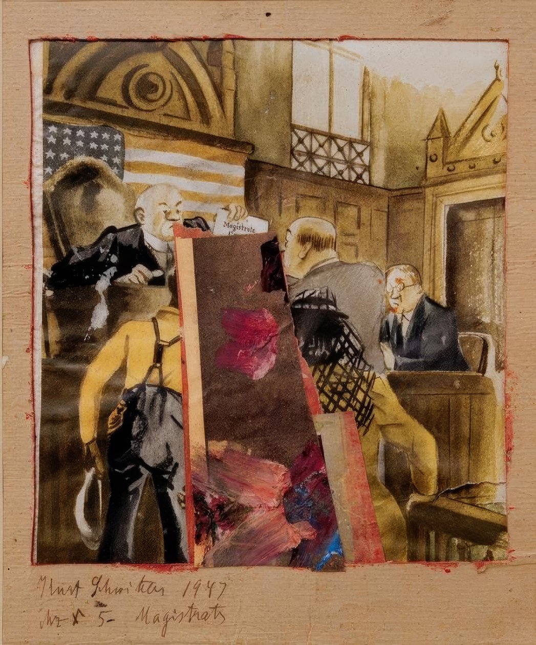 Mz X 5 Magistrats de Kurt Schwitters