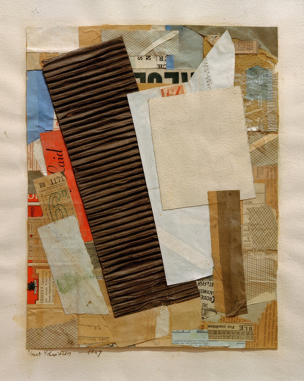 Sin título (6 D) de Kurt Schwitters