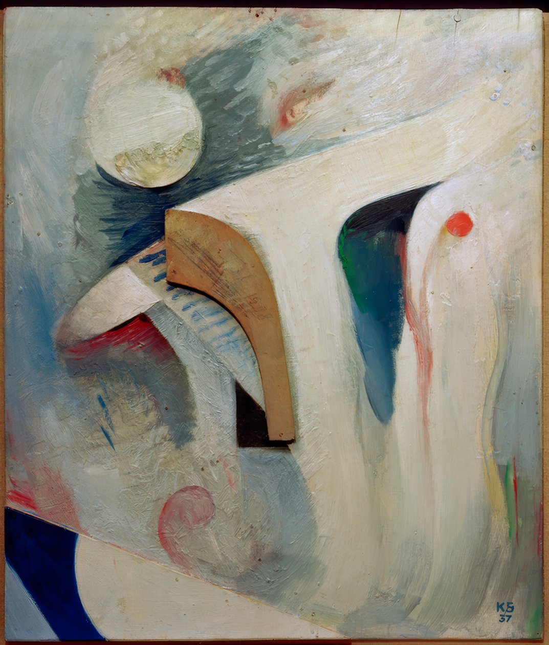 Sin título (Fiordo) de Kurt Schwitters