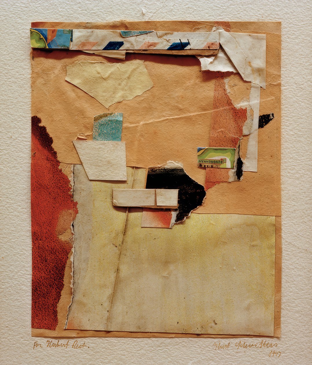 Sin título (Para Herbert Read) de Kurt Schwitters