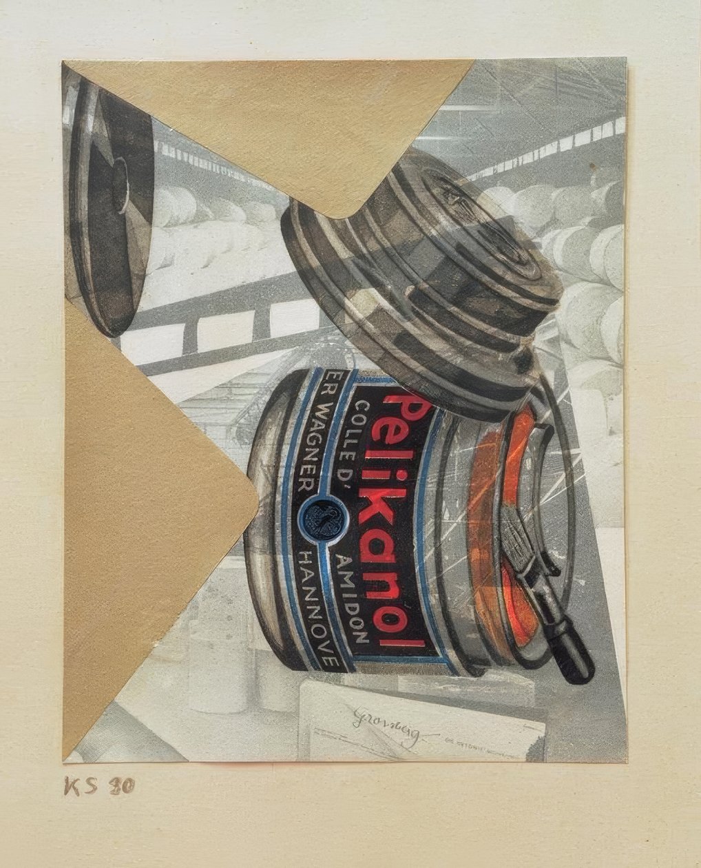 Sin título (Pelikanol) de Kurt Schwitters
