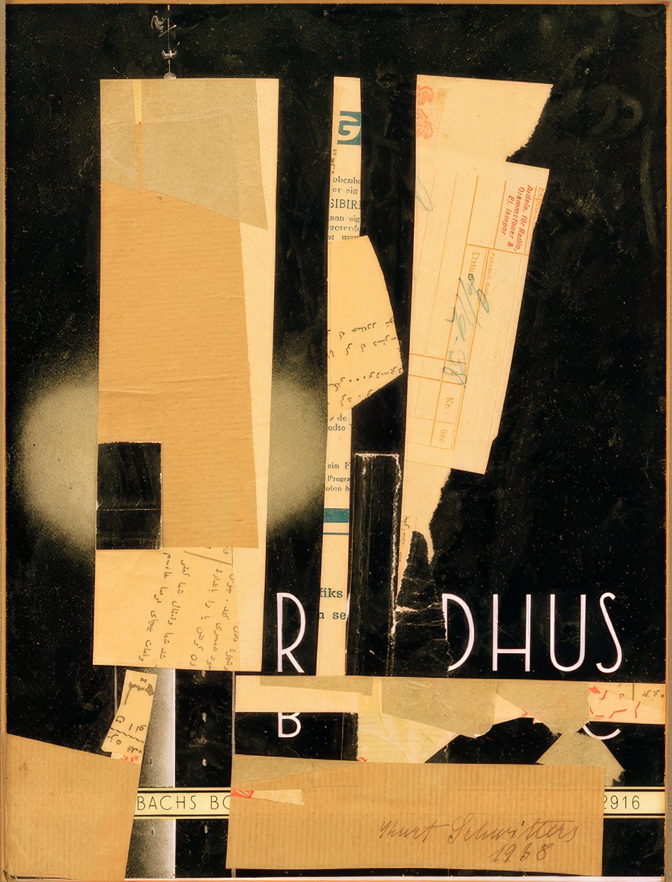 Sin título (R DHUS) de Kurt Schwitters
