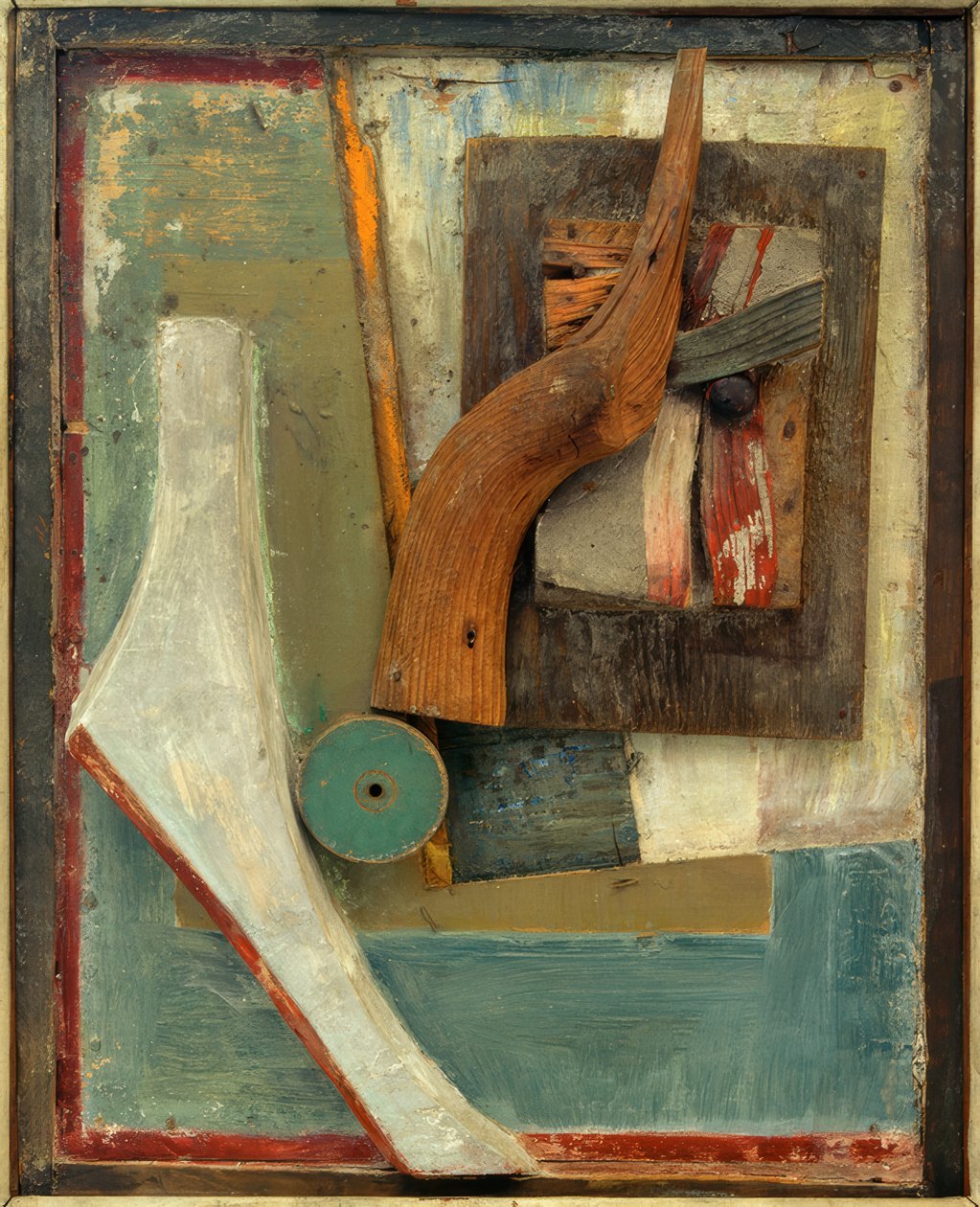 Sin título (Relieve en relieve) de Kurt Schwitters