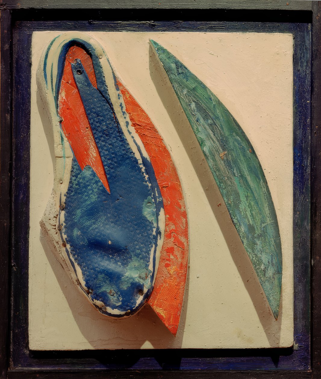 Sin título (Relieve con zapato de baño) de Kurt Schwitters