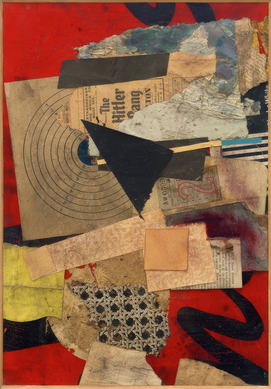 Sin título (La banda de Hitler) de Kurt Schwitters