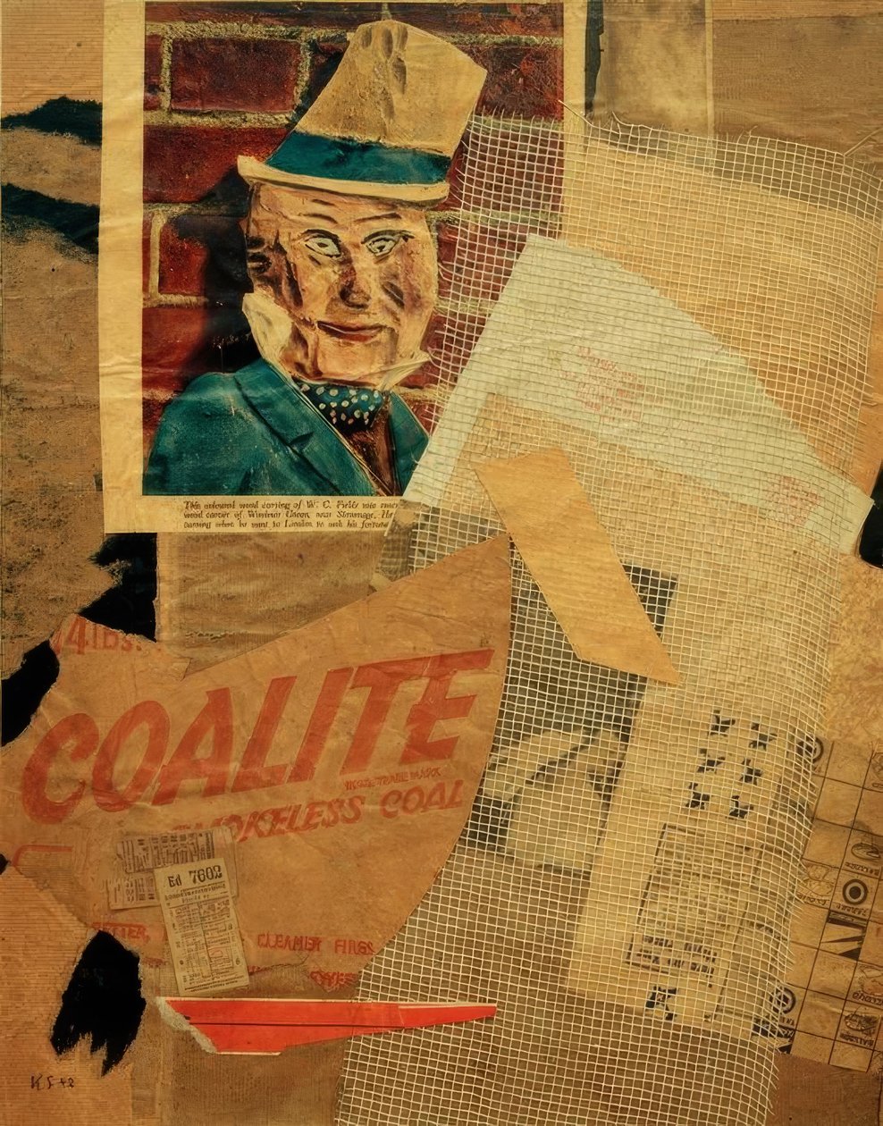 Sin título (W.C. Fields) de Kurt Schwitters