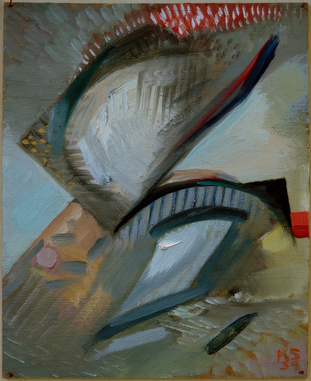 Sin título (Zig-Zag) de Kurt Schwitters