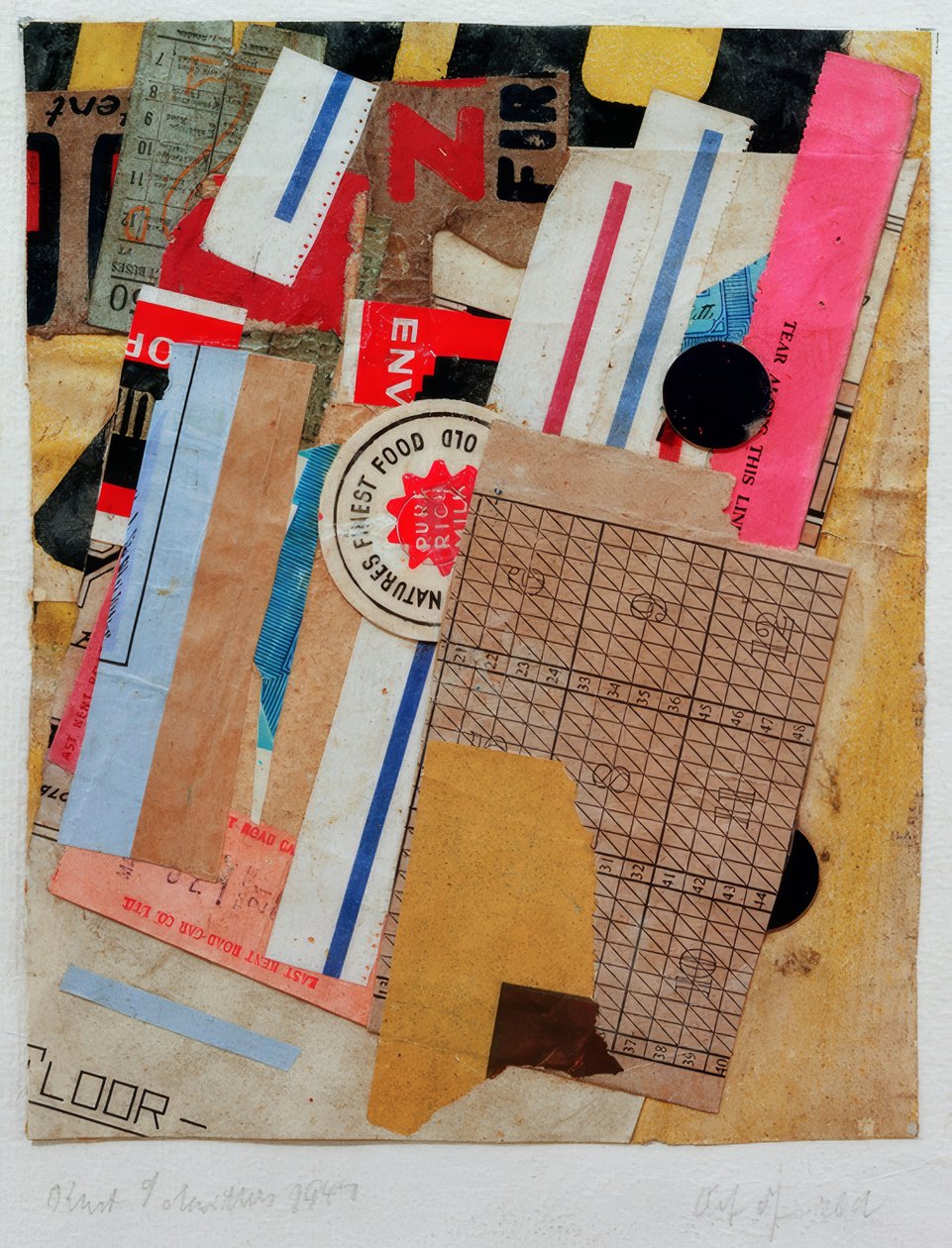 Fuera de rojo de Kurt Schwitters