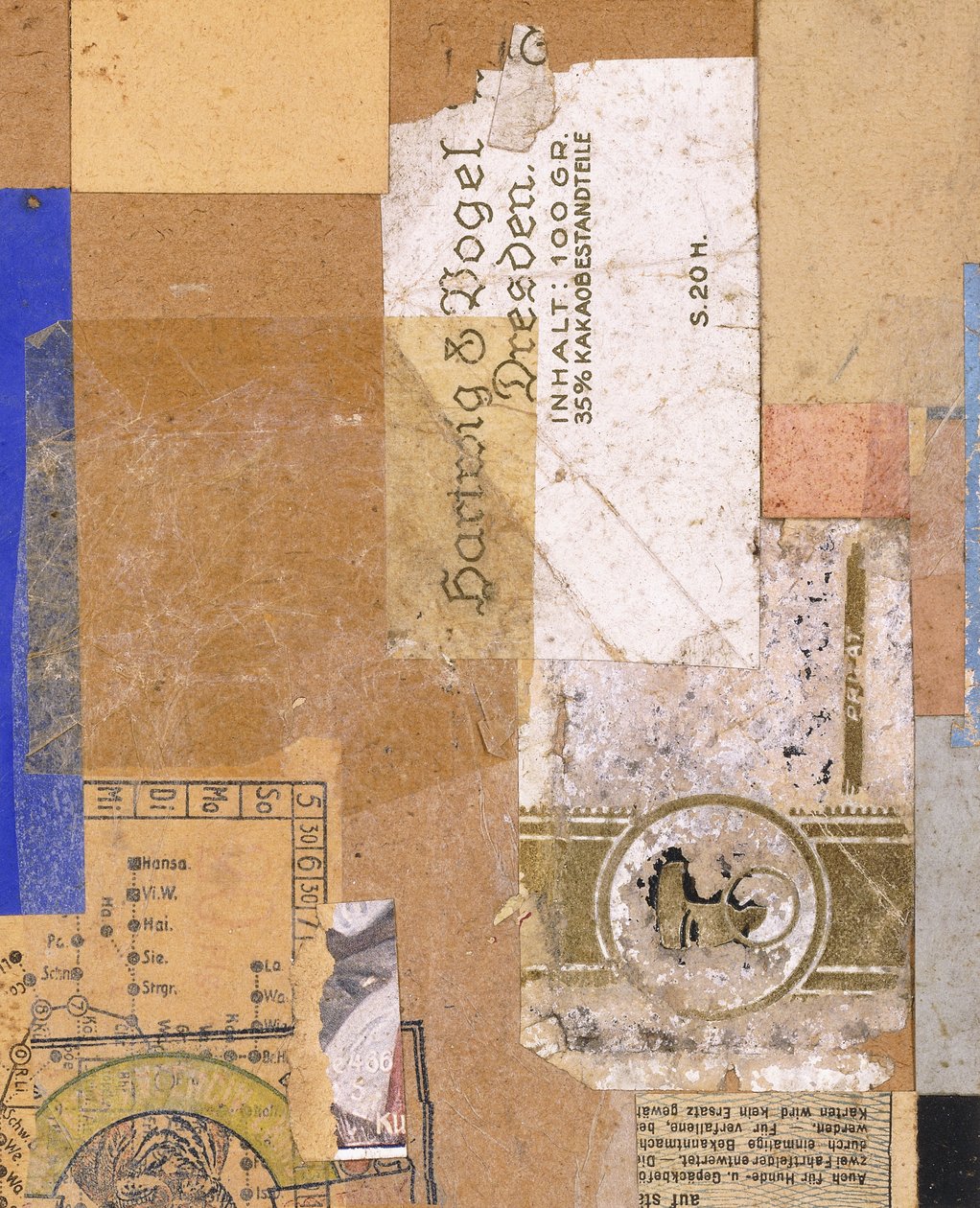 Sin título de Kurt Schwitters