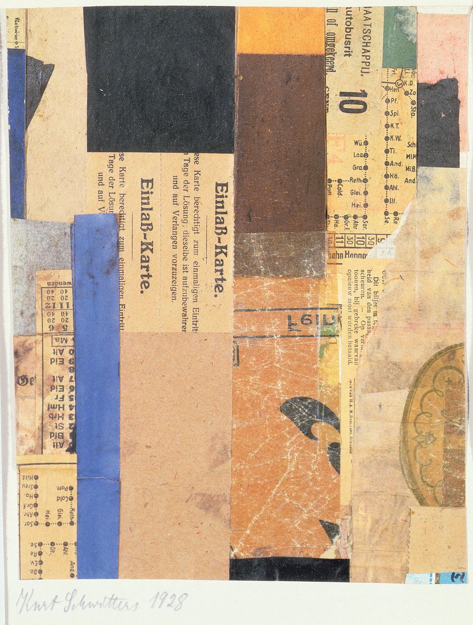 Sin título, 1928 de Kurt Schwitters