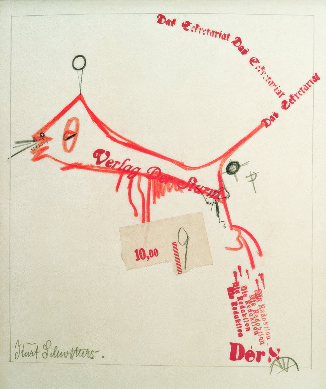 Editorial Der Sturm de Kurt Schwitters