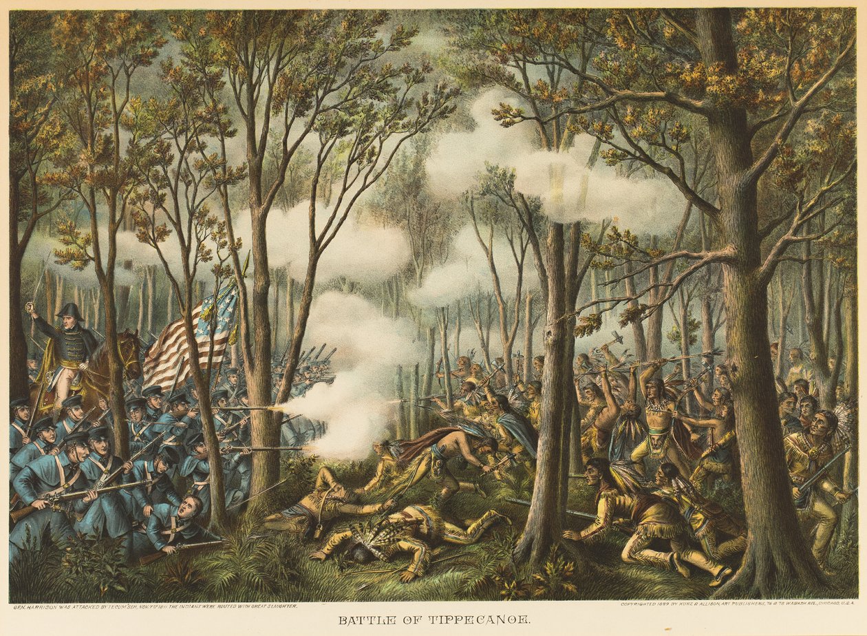 Batalla de Tippecanoe de Kurz and Allison
