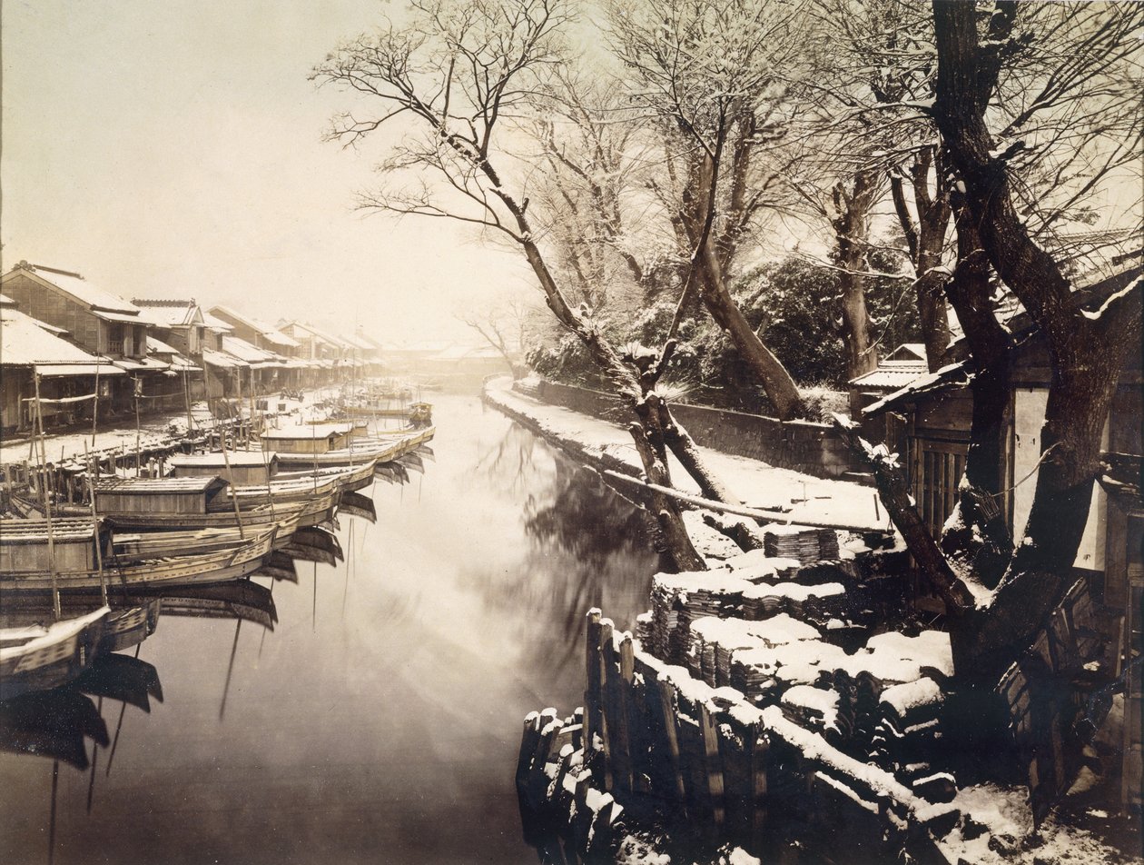Sanya Bori (detalle), c.1880 de Kusakabe Kimbei