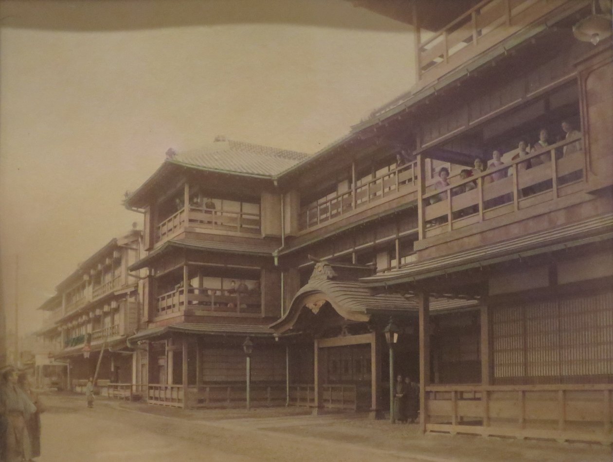 El distrito de Yoshiwara en Tokio de Kusakabe Kimbei