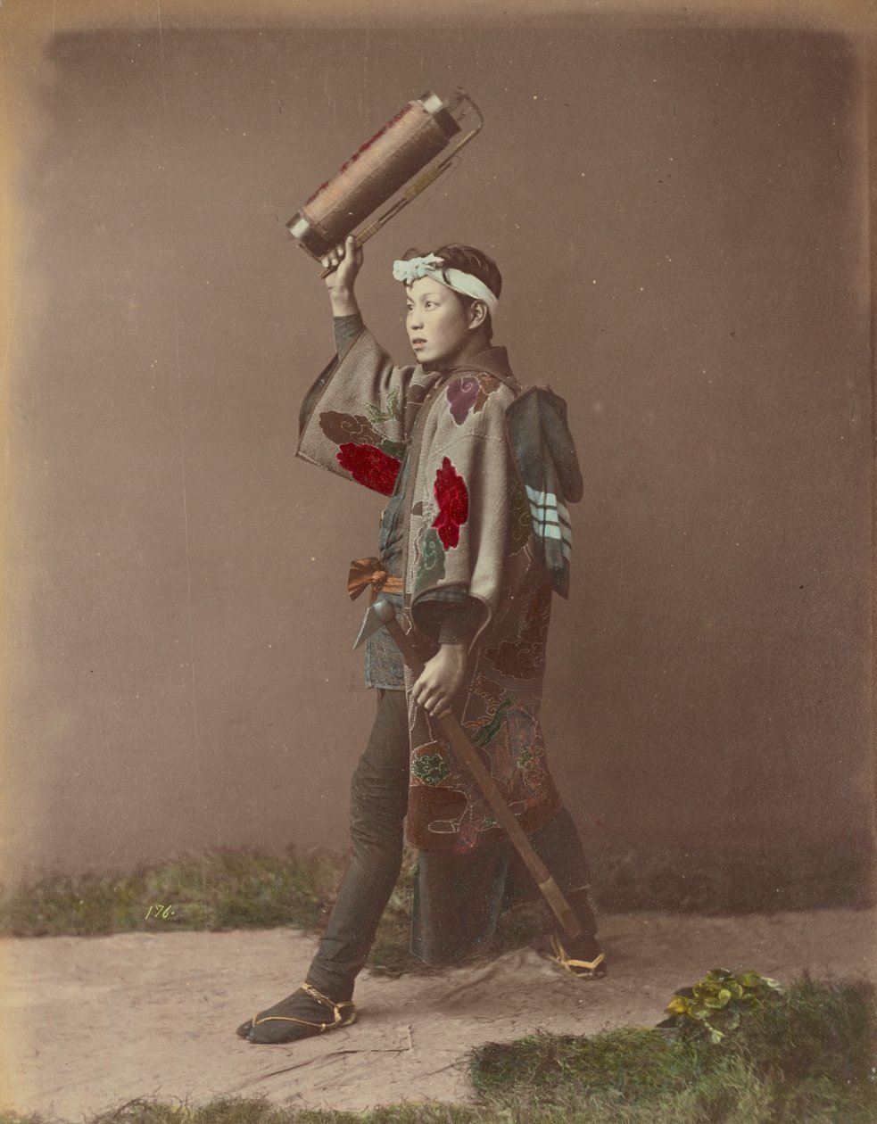 Hombre de fuego de Kusakabe Kimbei