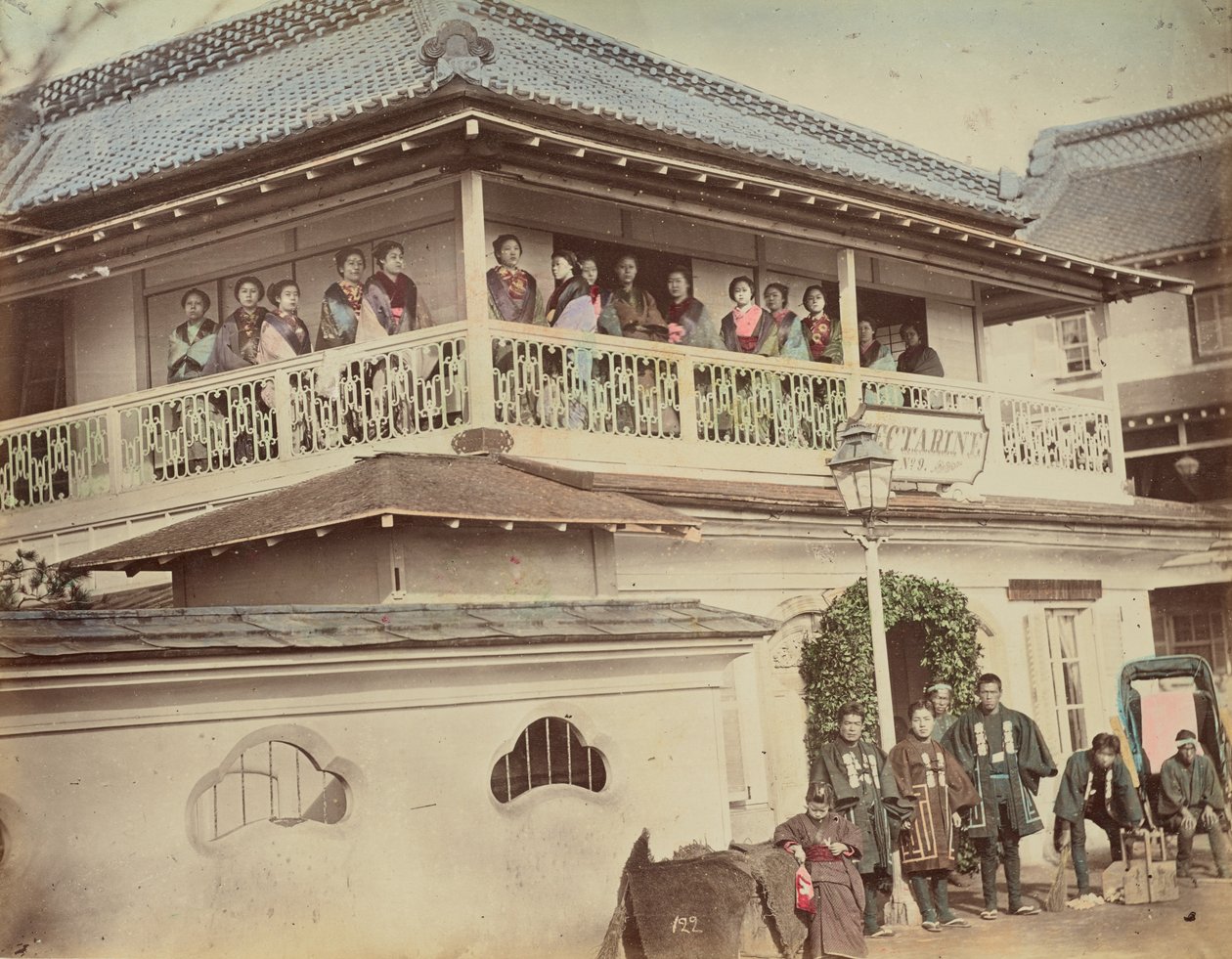 [Casa Geisha] de Kusakabe Kimbei