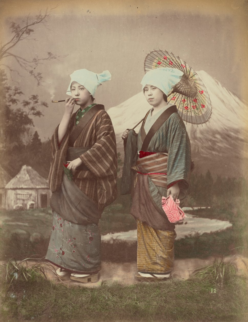 Viajeros Japoneses, c.1880 de Kusakabe Kimbei