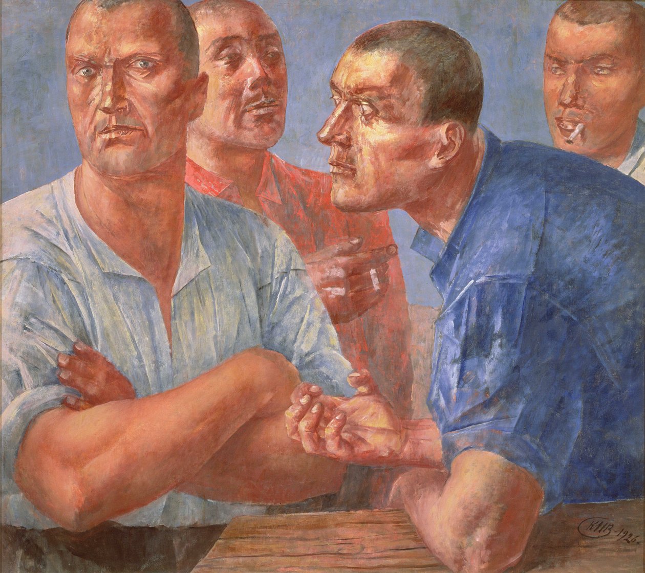 Trabajadores de Kuzma Sergeevich Petrov Vodkin