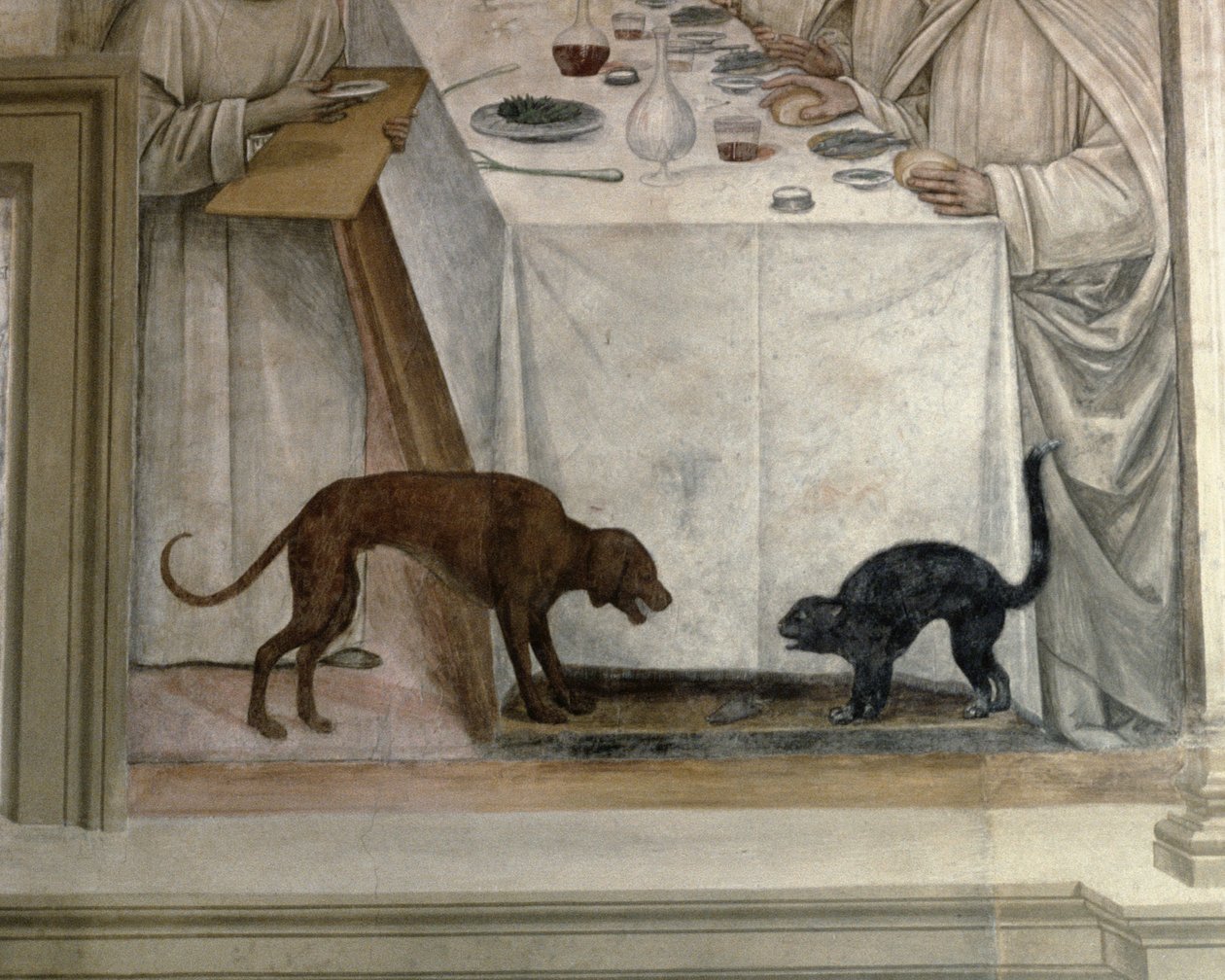 La vida de San Benito (detalle) de L. and Sodoma, G. Signorelli