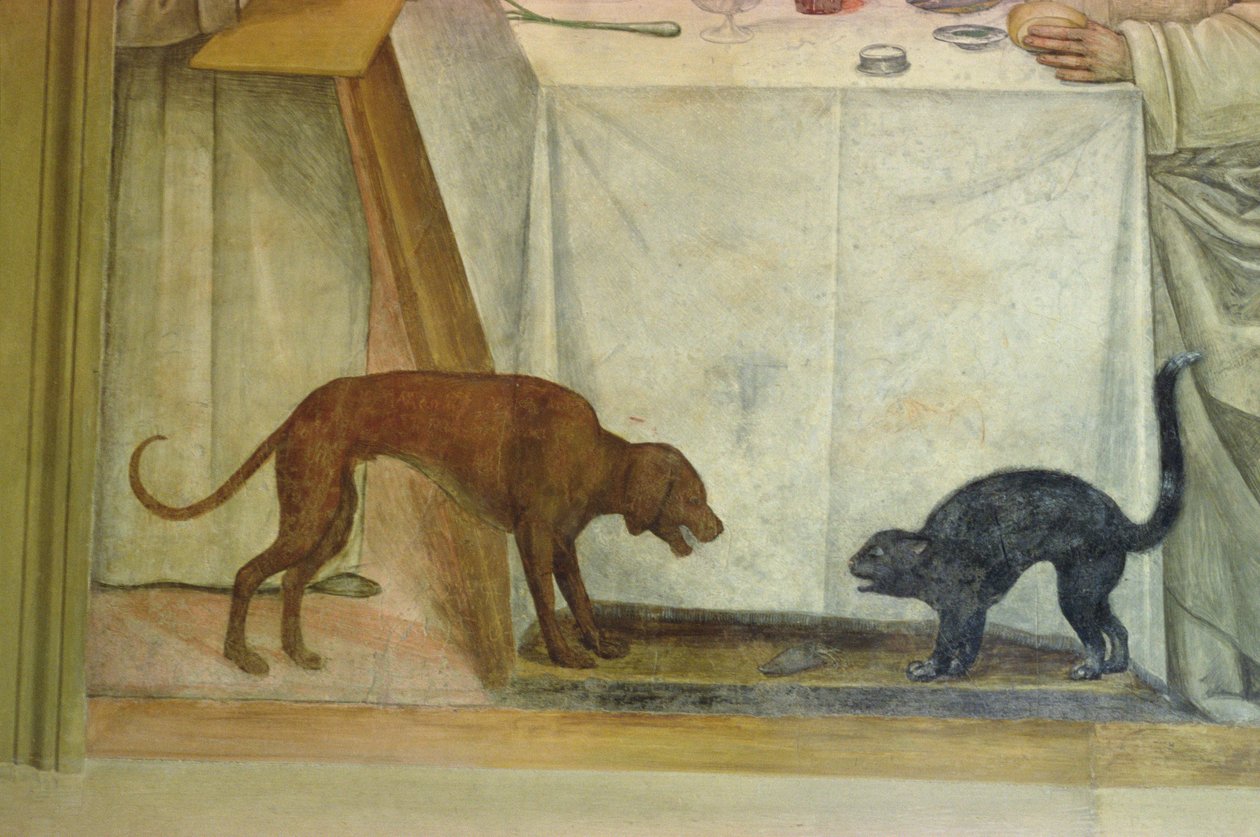 La vida de San Benito (detalle) de L. and Sodoma, G. Signorelli