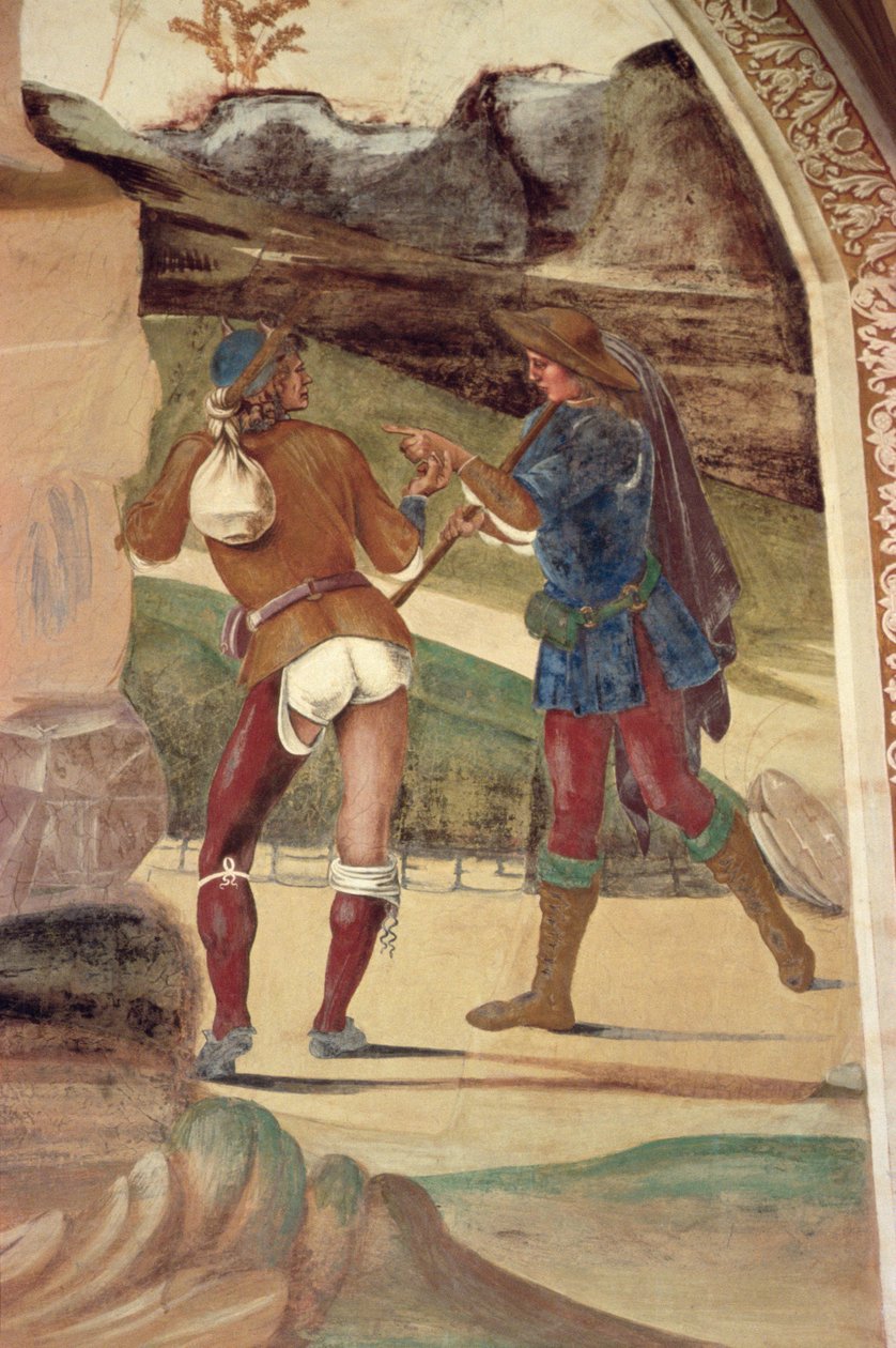La vida de San Benito (detalle) de L. and Sodoma, G. Signorelli
