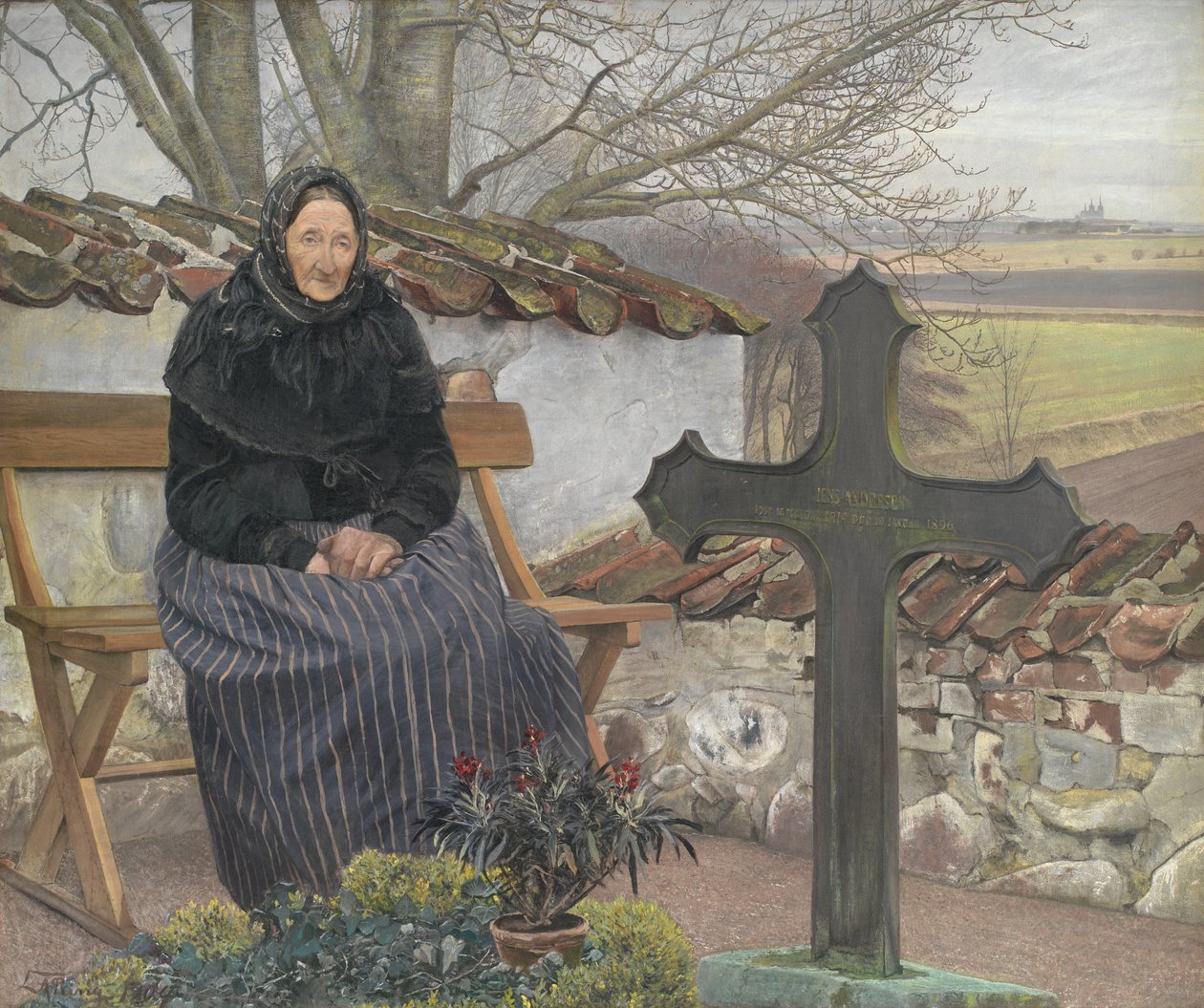 Cementerio en Fløng de Laurits Andersen Ring