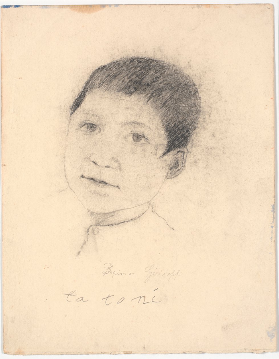Retrato de un niño italiano de Laurits Andersen Ring