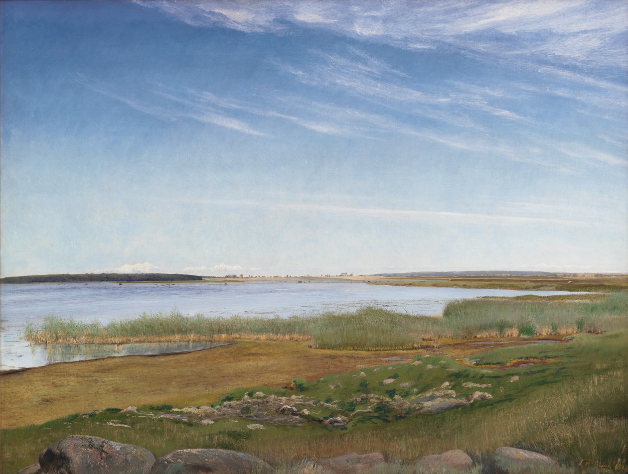 El fiordo cerca de Karrebæksminde, Zelanda de Laurits Andersen Ring